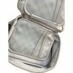 Fireproof Money Document Card Bag With Pockets And Zippers
