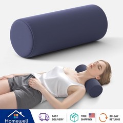 Cylindrical Memory Foam Neck Support Pillow for Better Sleep and Pain Relief