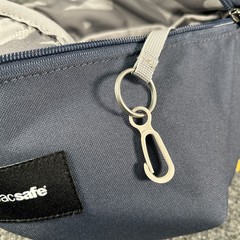 Pacsafe Go Sling Pack Anti-Theft RFID Blocking Crossbody Hip Belt Bag Fanny Blue