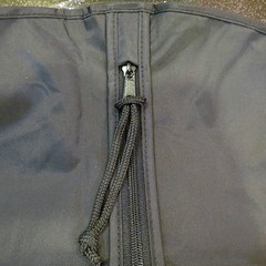NEW AUTHENTIC CHANEL BLACK NYLON ZIP GARMENT BAG MEDIUM 42″ LONG X 24″ WIDE
