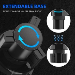 DYLEN Car Cup Holder Expander, Extender Adapter for with Black