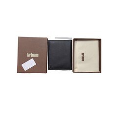 New Hartman American Belting Reserve Passport Jacket Wallet Heritage Black