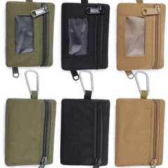 Small EDC Utility Pouch Military Wallet Tactical Key Coin Purse Belt Waist Pack