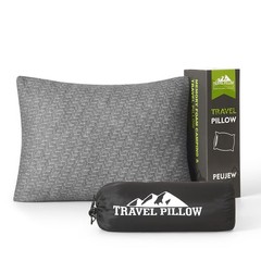 Small Shredded Memory Foam Pillow, Camping Pillow Travel Pillow – Compressibl…