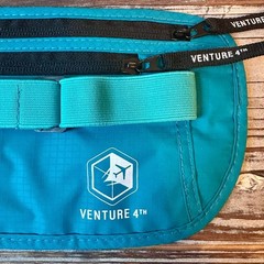 VENTURE 4TH RFID Blocking Travel Money Belt – Turquoise Teal Gorp Core