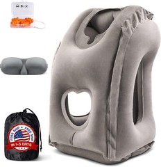 Cojín De Aire Inflable, Almohada De Viaje, Reposacabezas, Soporte Para Barbilla