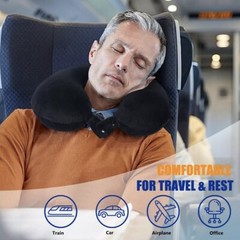 SAIREIDER Travel Pillow 100% Pure Memory Foam Travel Neck Pillow July Big Sale