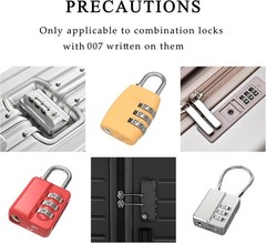 2PCS 007 Master Luggage Key,for TSA Approved Luggage Lock,Suitcase Luggage Lock