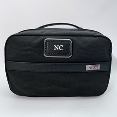 Tumi Alpha 3 Split Travel Kit Bag Black Compact Organizer Toiletry Case