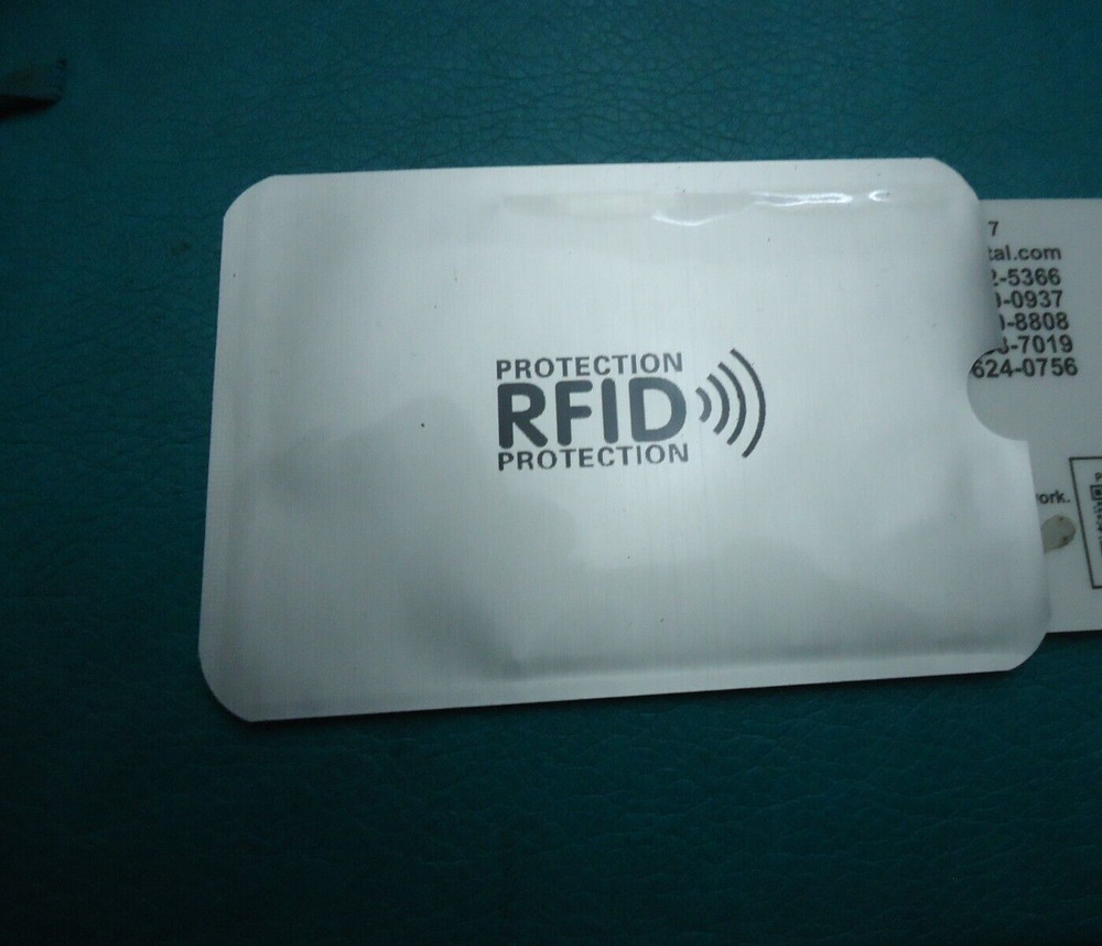 10 RFID Credit Debit ID Card Sleeve Protector Blocking Safety Shield Anti Theft#