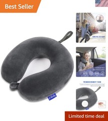 Multi-Functional Memory Foam Travel Pillow – Ideal for Sleep & Rest Anywhere