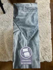 Shaper Image 2 In 1 Heated Blanket and Pillow – Travel, Soft Plush, USB Powered