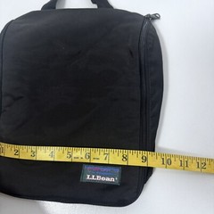 LL Bean Bag Personal Organizer Toiletry Black Green Travel Men Unisex Gorpcore