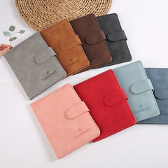 Leather Passport Holder Covers Case Waterproof Travel Credit Card Wallet Cute Pa