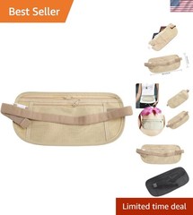 Khaki Money Belt – Comfortable, Stylish & Secure for All Your Travel Needs