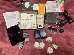 Apple, Brookstone, Motorola, Seven Star World Travel Adapter Kits & Adapters.