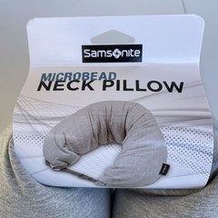 Gray Frost Samsonite Pillow One Microbead Size Neck 3-In-1 Travel New