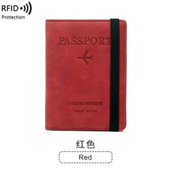 RFID Blocking ID Card Case Cover PU Leather Slim Travel Passport Holder US FAST