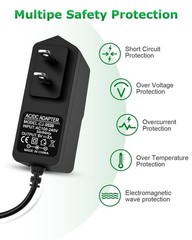 5V 2A 10W DC Power Supply Adapter AC/DC Wall Plug Charger AC 100V-240V to D C…