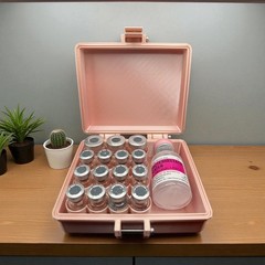 Peptides case storage Rose Gold Vials Organizer for 3ml and 5ml and 10 ml