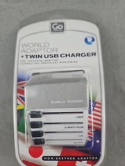 Go Travel Worldwide Earthed Adaptor One Universal Adaptor NEW