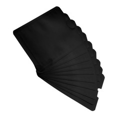 Aluminum RFID Blocking Sleeve Black Credit Cards Secure Protector Holder, 20 Pcs