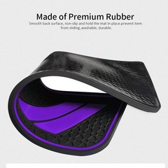 Auovo Center Console Mats for Durango Accessories 2014 2015 2016 2017 Purple