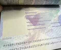OBSOLETE RETIRED – BRITISH – PASSPORT PROP – Full COLOR – Passport- MOVIE PROP