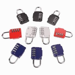 10PCS 4 Digit Combination Locks Resettable Travel Padlock Outdoor Waterproof