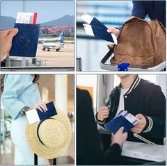 Funda para pasaporte con bloqueo RFID