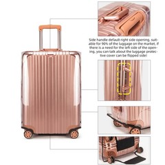Veki Clear Suitcase Cover PVC Protector with Zip, Waterproof Transparent Lugg…