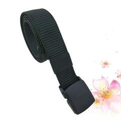 1Pcs Durable Black Waist Belt Bag Adjustable Zipper Fanny Pack for Hiking