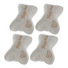 4 Pcs Comfortable Car Pillow Adults Replace Memory Cotton Cushion