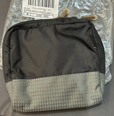 LL Bean Packing Cubes Black Fleece Lined Packer Zipper Travel 2 Small NWT NIP
