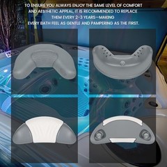 3 Pack Replacement Head Rest Pillows to Fit for Artesian Island spas hot tubs