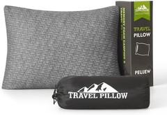 Compact Compressible Memory Foam Camping Pillow – Soft and Breathable for Travel