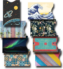 8 RFID Blocking Sleeves, Anti-Theft Credit Card Holder, Credit Card Protector, E
