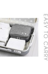 Travel Tech Organizer Bag Case Phone Charger Cable USB Hard Drive Camping Hiking