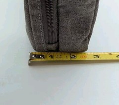 Fossil Travel Personal Organizer Bag Gray Electronics Gadgets 10″ x 7″ x 2″ VGC