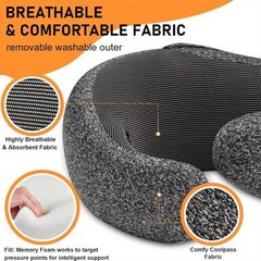Washable Durable Lightweight Hypoallergenic Plush Long-Lasting Travel Pillowcase