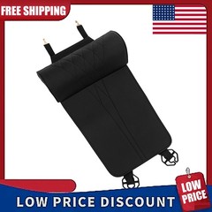 Adjustable Black Car Leg Extender Leg Support Cushion Solid Pattern 1PCS