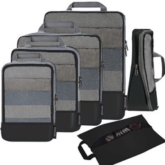 Bagail 4 Set/6 Set/8 Set Compression Packing Cubes Travel Accessories