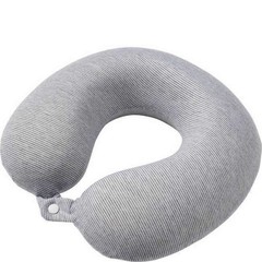 Bucky Memory Foam Neck Pillow – Gray Stripe Travel Pillow