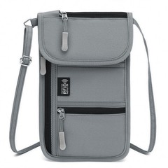 RFID Blocking Passport Holder for Travel Neck Wallet with Adjustable Lanyard …