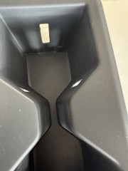 Black Silicone Dual Cup Holder Insert Organizer Replacement Tray Universal
