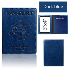 RFID Blocking Passport Holder Leather Travel Wallet Card Case Essentials Kit Pro