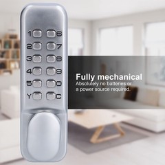 Yallmie Mechanical Deadbolt Lock, Mechanical Keyless Entry Door Lock 1‑11 Dig…