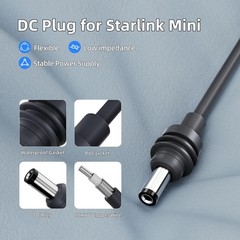 Starlink Mini 12V Adapter, Starlink Mini Power Supply 12/24V Step Up to 30V 3.5A
