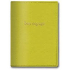 Fashion Passport Holder | Lime