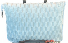 NEW Plush Blue Travel Blanket and Pillow – 50″x60″